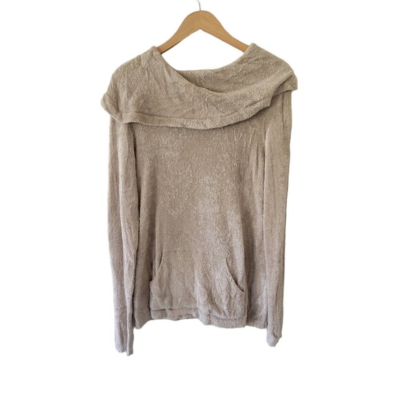Soft Surroundings Sweater Plush Slouchy Over Sized Beige Medium - Picture 6 of 6